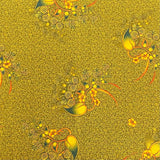 Pound A Metre 3 Metres Beautiful Printed Velvet- 55" Wide (Yellow)