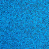 Pound A Metre 3 Metres Beautiful Rachelle Lace Fabric- 55" Wide (Aqua)