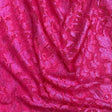 Pound A Metre 3 Metres Beautiful Rachelle Lace Fabric- 55" Wide (Cerise)