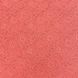 Pound A Metre 3 Metres 3 Metres Beautiful Rachelle Lace Fabric- 55" Wide (Coral)