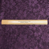 Pound A Metre 3 Metres Beautiful Rachelle Lace Fabric- 55" Wide (Grape)