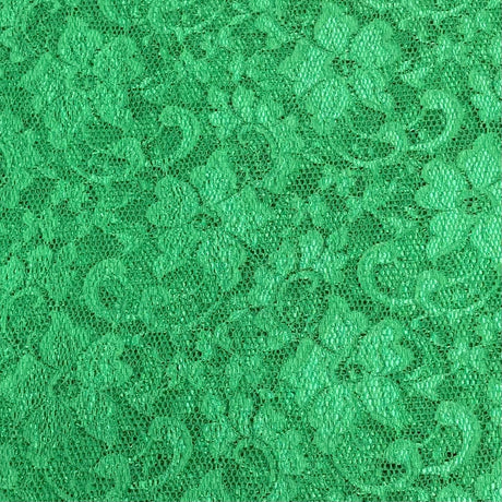 Pound A Metre 3 Metres Beautiful Rachelle Lace Fabric- 55" Wide (Green)
