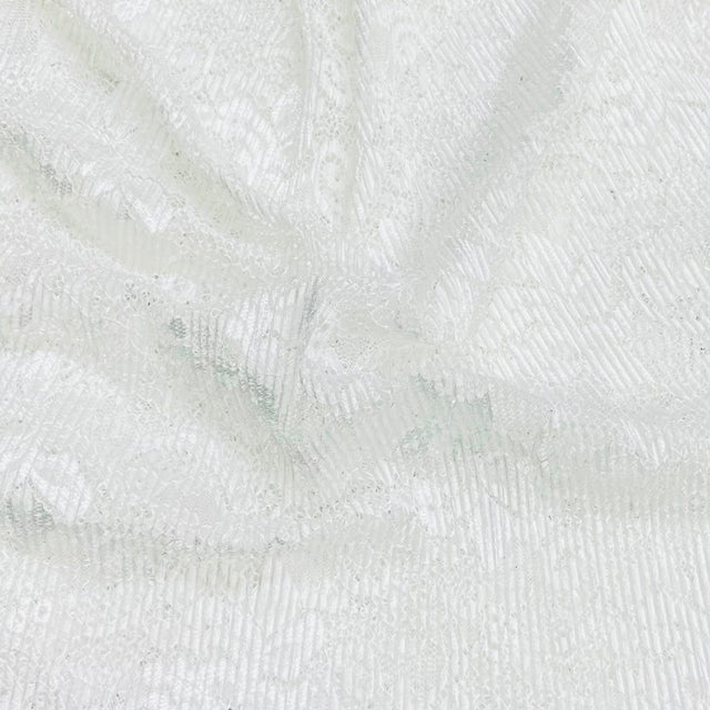 Pound A Metre 3 Metres Beautiful Rachelle Lace Fabric- 55" Wide (Ivory)