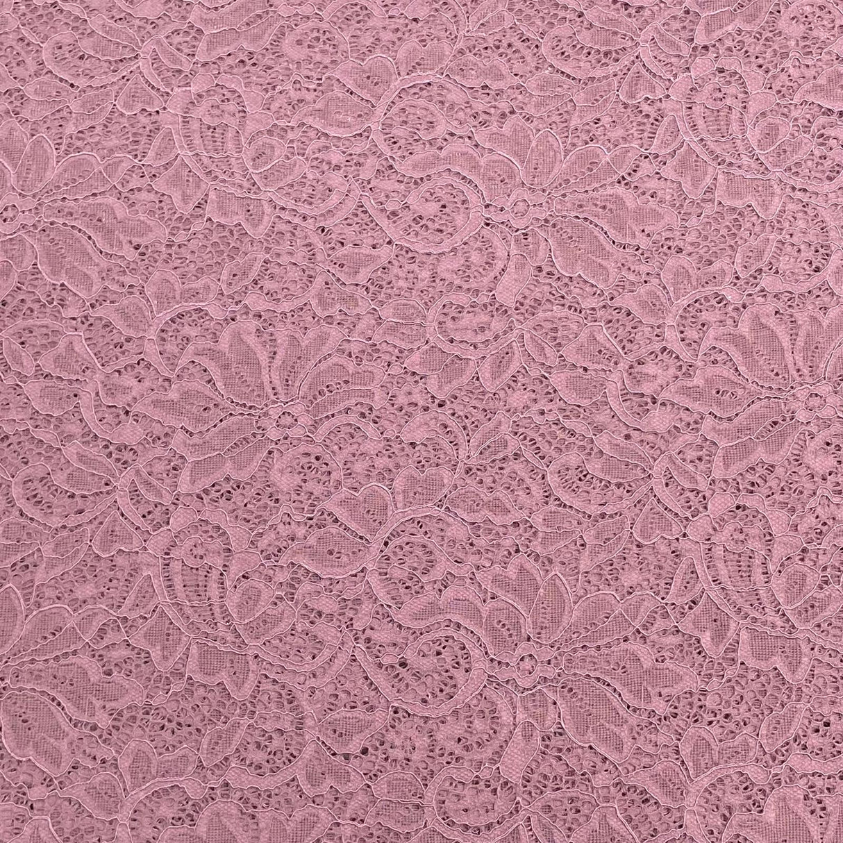 Pound A Metre 3 Metres 3 Metres Beautiful Rachelle Lace Fabric- 55" Wide (Mauve)