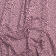 Pound A Metre 3 Metres 3 Metres Beautiful Rachelle Lace Fabric- 55" Wide (Mauve)