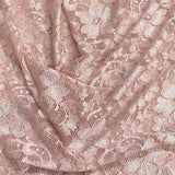 Pound A Metre 3 Metres Beautiful Rachelle Lace Fabric- 55" Wide (Mauve)