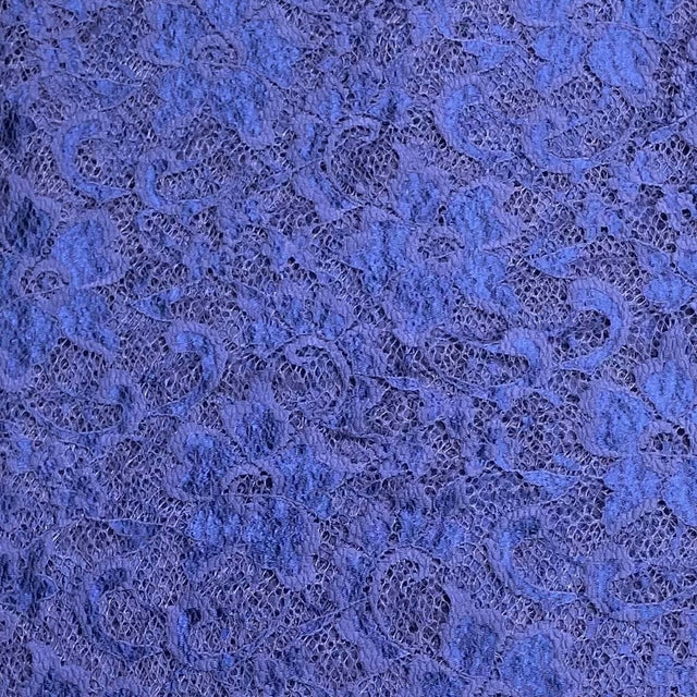 Pound A Metre 3 Metres 3 Metres Beautiful Rachelle Lace Fabric- 55" Wide (Navy)