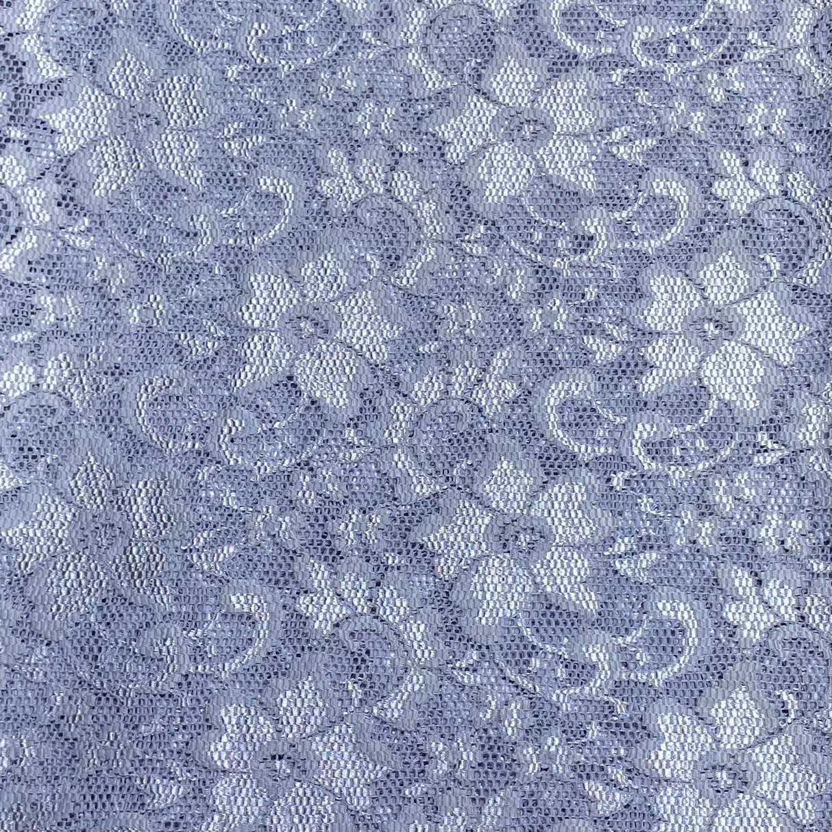 Pound A Metre 3 Metres Beautiful Rachelle Lace Fabric- 55" Wide (Slate)