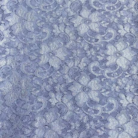 Pound A Metre 3 Metres Beautiful Rachelle Lace Fabric- 55" Wide (Slate)