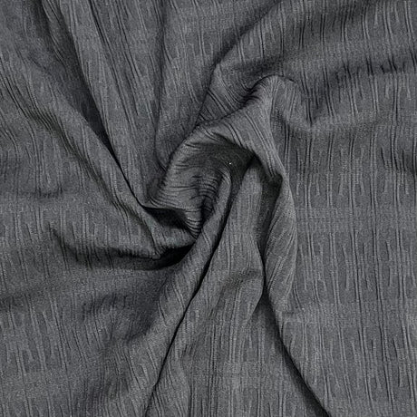 Pound A Metre 3 Metres Beautiful Textured Jersey 55'' Wide (Black)