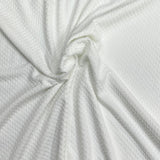 Pound A Metre 3 Metres Beautiful Textured Jersey 55'' Wide (Snow)