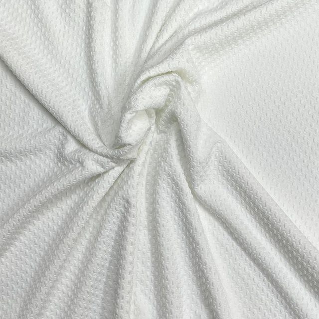 Pound A Metre 3 Metres Beautiful Textured Jersey 55'' Wide (Snow)