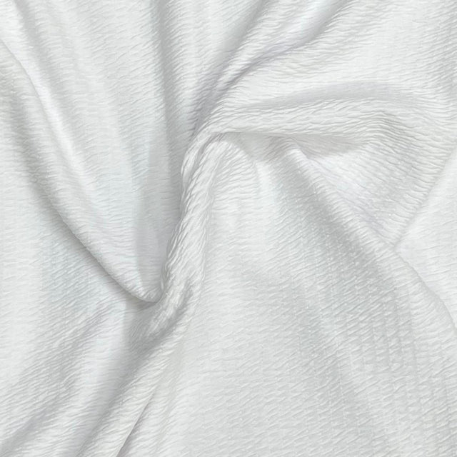 Pound A Metre 3 Metres Beautiful Textured Jersey Fabric 55'' Wide (White)