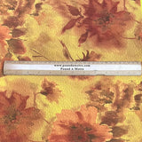 Pound A Metre 3 Metres Beautiful Textured Scuba Jersey- (Autumn)