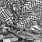 Pound A Metre 3 Metres Beautiful Textured Scuba Jersey- (Houndstooth)