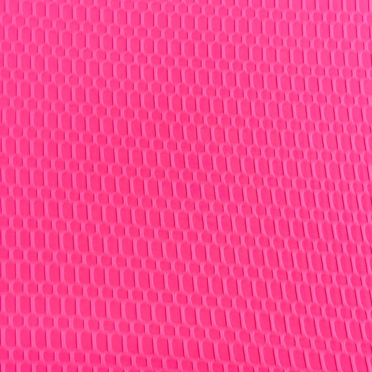 Pound A Metre 3 Metres Beautiful Textured Scuba Jersey- (Nylon Pink)