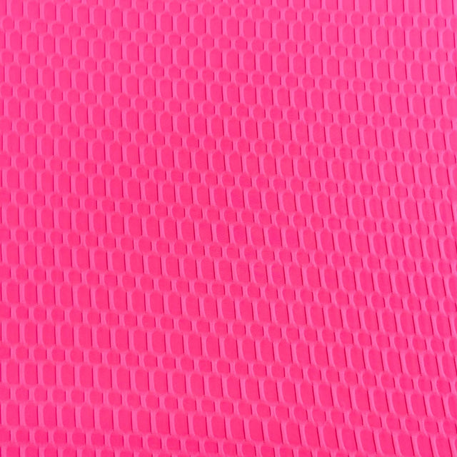 Pound A Metre 3 Metres Beautiful Textured Scuba Jersey- (Nylon Pink)