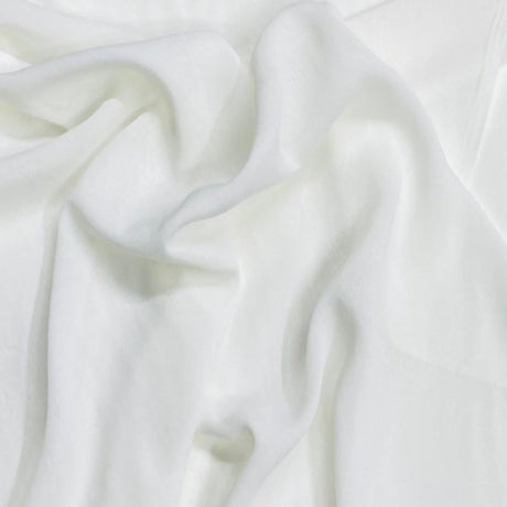 Pound A Metre 3 Metres 3 Metres Breathable Crepe - 55" Wide (White) (EOL)