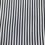 Pound A Metre 3 Metres 3 Metres Breathable Crinkle Crepe - 55" Wide (Black & White)