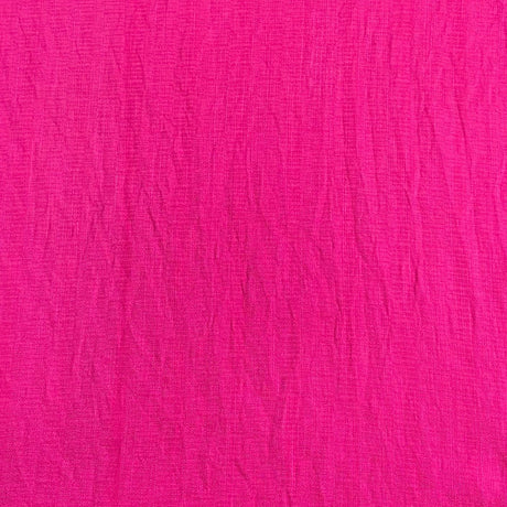 Pound A Metre 3 Metres 3 Metres Breathable Crinkle Crepe - 55" Wide (Cerise)