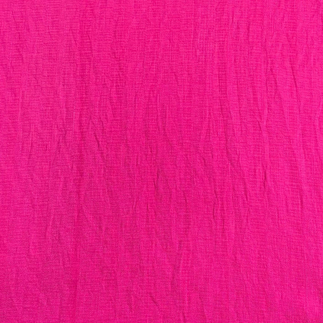 Pound A Metre 3 Metres 3 Metres Breathable Crinkle Crepe - 55" Wide (Cerise)