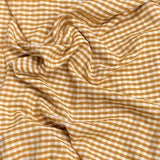 Pound A Metre 3 Metres 3 Metres Breathable Crinkle Crepe - 55" Wide (Gingham) (EOL)