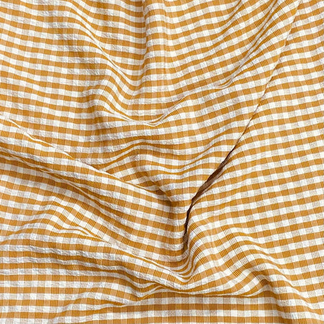 Pound A Metre 3 Metres 3 Metres Breathable Crinkle Crepe - 55" Wide (Gingham)