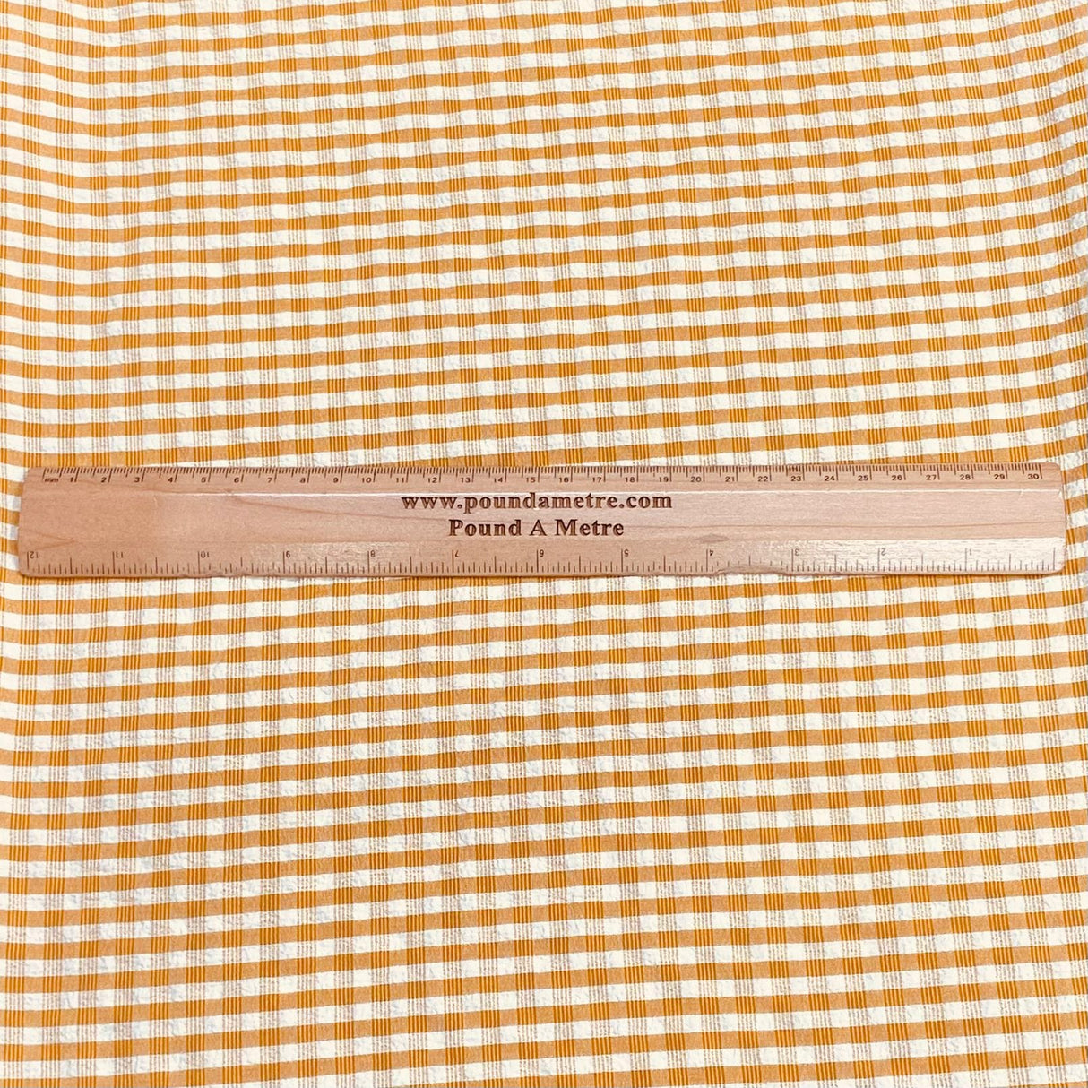 Pound A Metre 3 Metres 3 Metres Breathable Crinkle Crepe - 55" Wide (Gingham)