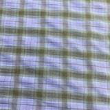 Pound A Metre 3 Metres 3 Metres Breathable Crinkle Crepe - 55" Wide (Lilac Gingham)