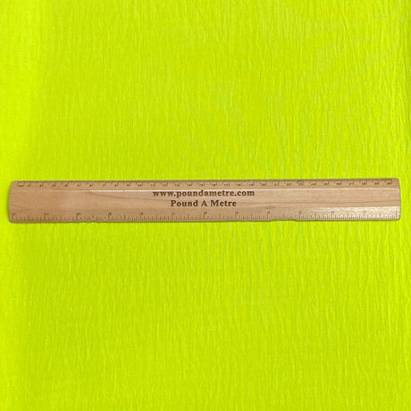 Pound A Metre 3 Metres 3 Metres Breathable Crinkle Crepe - 55" Wide (Lime)