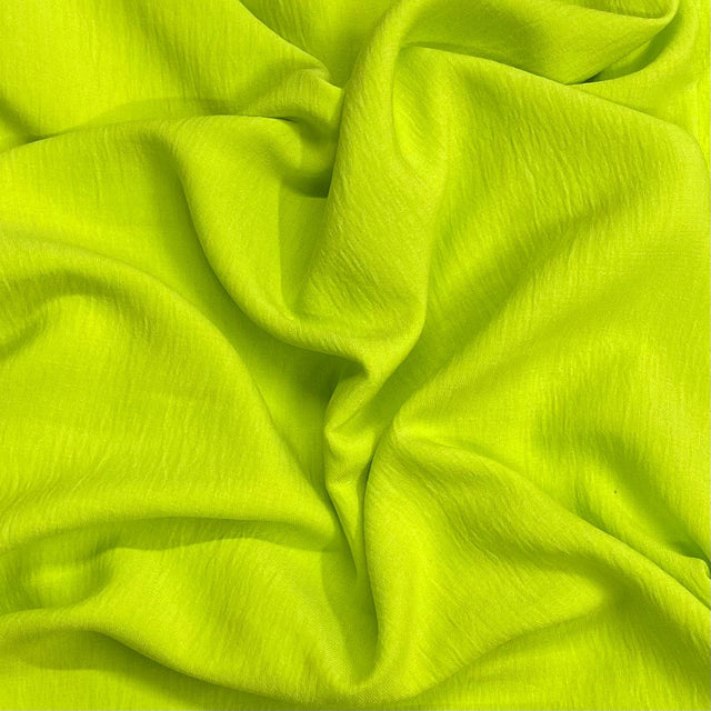 Pound A Metre 3 Metres 3 Metres Breathable Crinkle Crepe - 55" Wide (Lime)