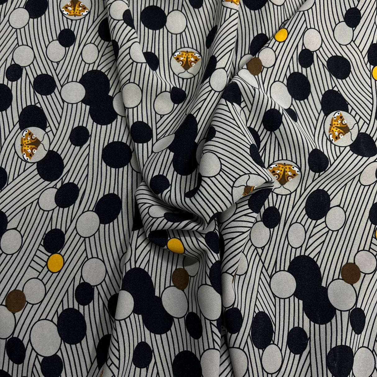 Pound A Metre 3 Metres Breathable Printed Crepe - 55" Wide (Art)