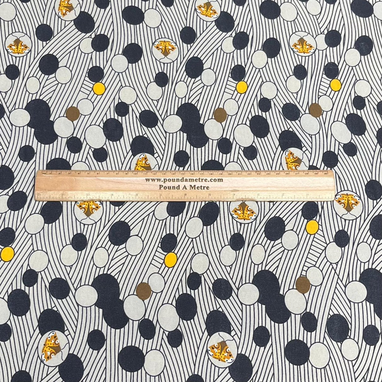 Pound A Metre 3 Metres Breathable Printed Crepe - 55" Wide (Art)