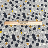 Pound A Metre 3 Metres Breathable Printed Crepe - 55" Wide (Art)