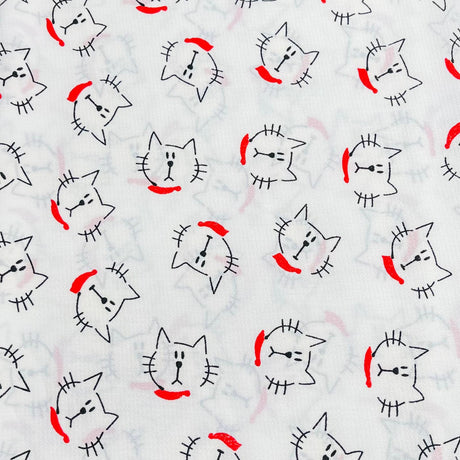 Pound A Metre 3 Metres Breathable Printed Crepe - 55" Wide (Teddy)
