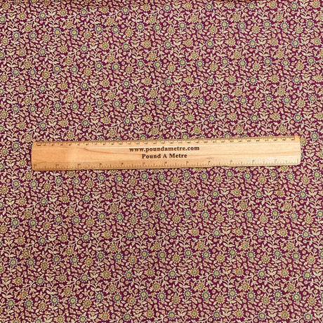 Pound A Metre 3 Metres 3 Metres Cashmere Effect Fabric- 45" Wide (Flower)