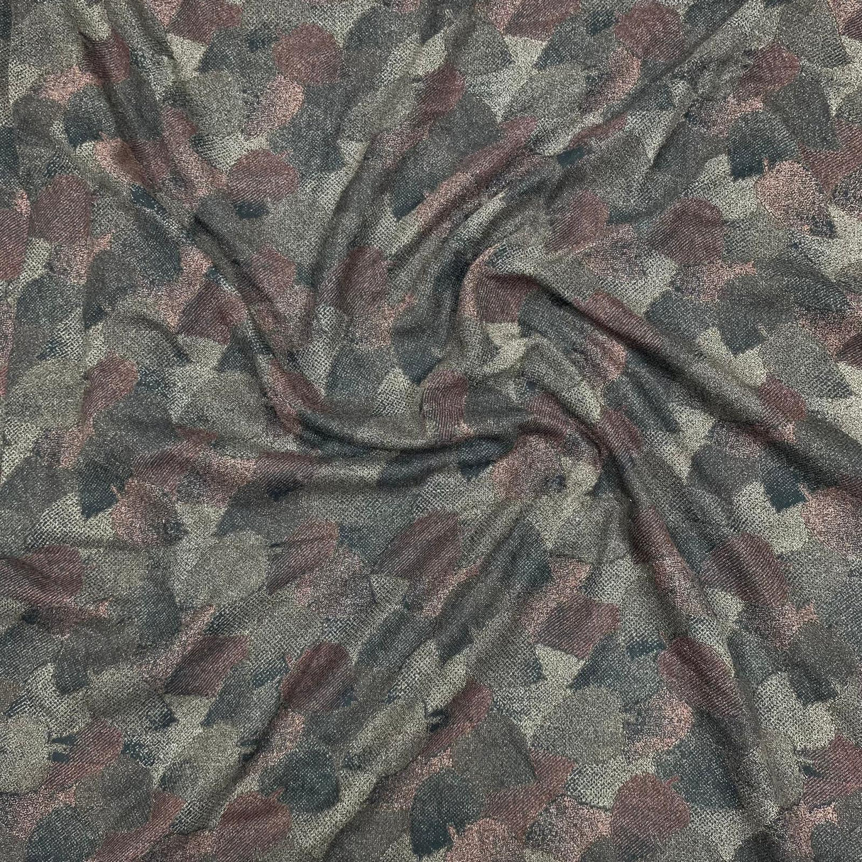 Pound A Metre 3 Metres 3 Metres Cashmere Effect Fabric- 45" Wide (Leaf Red)