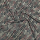 Pound A Metre 3 Metres 3 Metres Cashmere Effect Fabric- 45" Wide (Leaf Red)