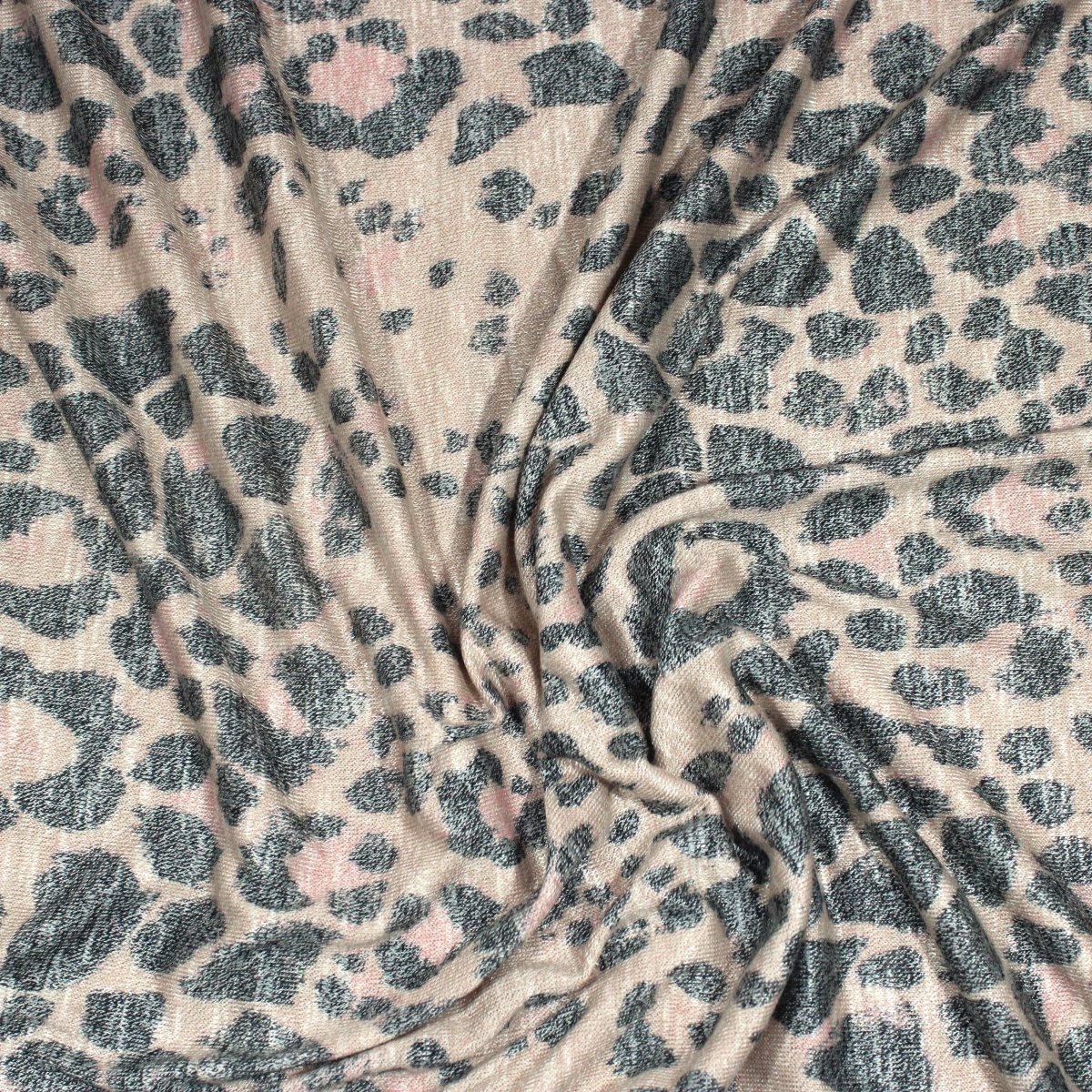 3 Metres Cotton Blend Knit Terry- 55" Wide (Cheetah) - Pound A Metre