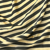 Pound A Metre 3 Metres Cotton Feel Crepe 55'' Wide - (Black & Yellow)