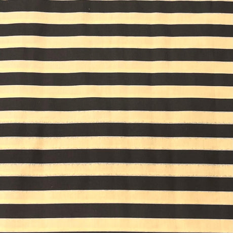 Pound A Metre 3 Metres Cotton Feel Crepe 55'' Wide - (Black & Yellow)