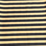Pound A Metre 3 Metres Cotton Feel Crepe 55'' Wide - (Black & Yellow)