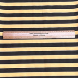Pound A Metre 3 Metres Cotton Feel Crepe 55'' Wide - (Black & Yellow)