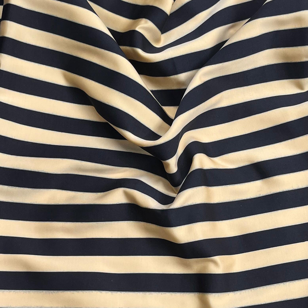 Pound A Metre 3 Metres Cotton Feel Crepe 55'' Wide - (Black & Yellow)