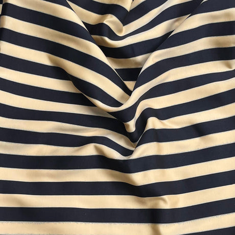 Pound A Metre 3 Metres Cotton Feel Crepe 55'' Wide - (Black & Yellow)