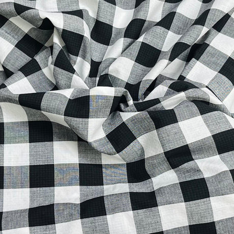 Pound A Metre 3 Metres Cotton Feel Crepe 55'' Wide - (Chess)
