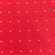 Pound A Metre 3 Metres 3 Metres Crinkle Poly-Cotton 55" Wide (Red Print)