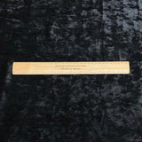Pound A Metre 3 Metres Crushed Soft Velvet 55" Wide - (Black)