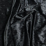 Pound A Metre 3 Metres Crushed Soft Velvet 55" Wide - (Black)