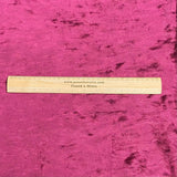 Pound A Metre 3 Metres Crushed Soft Velvet 55" Wide - (Burgundy)